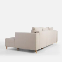 Narożniki|inny Narożnik rozkładany beżowy PERA prawy