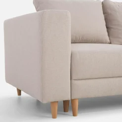 Narożniki|inny Narożnik rozkładany beżowy PERA prawy