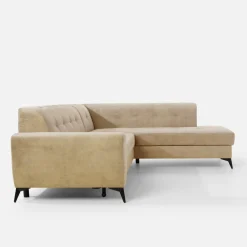 inny Narożnik rozkładany beżowy STORN prawy