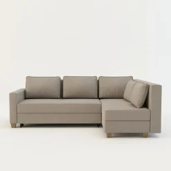 Narożniki|Comfort Line Narożnik rozkładany beżowy SPELLO prawy