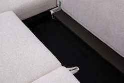 Instilo Narożnik rozkładany boucle beżowy ZURICH prawy