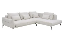 Narożniki|Instilo Narożnik rozkładany boucle beżowy ZURICH lewy