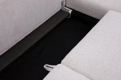 Narożniki|Instilo Narożnik rozkładany boucle beżowy ZURICH lewy