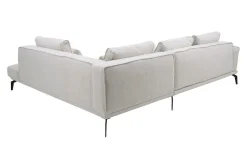 Narożniki|Instilo Narożnik rozkładany boucle beżowy ZURICH lewy