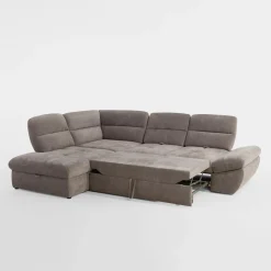 Narożniki|Werdomo Narożnik rozkładany brązowy GALLANO L lewy