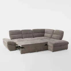 Werdomo Narożnik rozkładany brązowy GALLANO L prawy