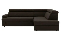 Fresh Narożnik rozkładany ciemnobrązowy COMO prawy