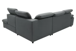 New Form Narożnik rozkładany ciemnoszary ALDO prawy