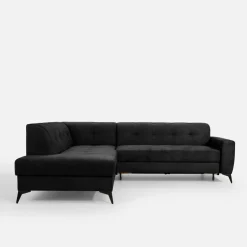 inny Narożnik rozkładany ciemnoszary STORN lewy