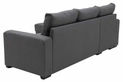 Exline Narożnik rozkładany ciemnoszary MEDINA