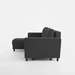 Fresh Narożnik rozkładany ciemnoszary MUNA