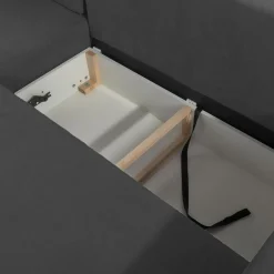 Fresh Narożnik rozkładany ciemnoszary MUNA