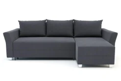 Fresh Narożnik rozkładany ciemnoszary LATTE