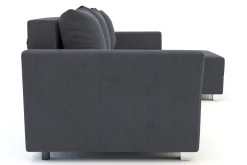 Fresh Narożnik rozkładany ciemnoszary LATTE