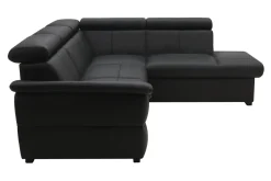 Narożniki|Trend Line Narożnik rozkładany czarny TOWN prawy