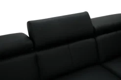 Narożniki|Trend Line Narożnik rozkładany czarny TOWN prawy