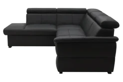 Narożniki|Trend Line Narożnik rozkładany czarny TOWN lewy