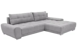 Softi Narożnik rozkładany DL pikowany szary WAVE