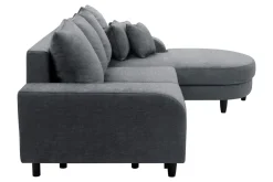 Comfort Line Narożnik rozkładany grafit NAPOLI prawy