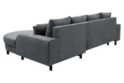 Comfort Line Narożnik rozkładany grafit NAPOLI prawy