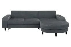 Comfort Line Narożnik rozkładany grafit NAPOLI prawy