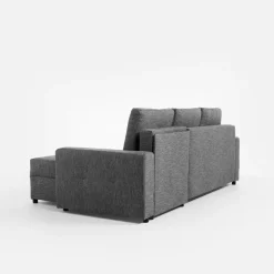 Exline Narożnik rozkładany grafitowy ROBIN