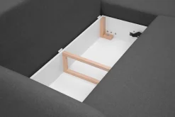 Fresh Narożnik rozkładany grafitowy SAVIO