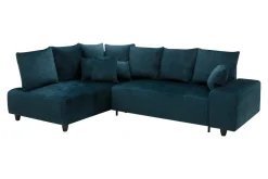 Comfort Line Narożnik rozkładany granatowy CALPE lewy