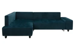 Comfort Line Narożnik rozkładany granatowy CALPE lewy