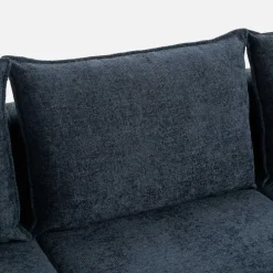 Narożnik rozkładany granatowy MARSYLIA lewy