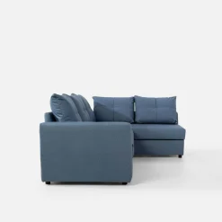 Narożniki|Exline Narożnik rozkładany granatowy SORINO prawy