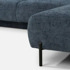 Narożnik rozkładany granatowy MARSYLIA prawy