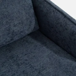 Narożnik rozkładany granatowy MARSYLIA prawy