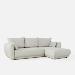 Narożniki|inny Narożnik rozkładany jasnobeżowy LOREN prawy