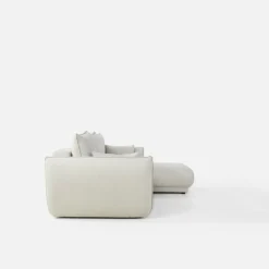 Narożniki|inny Narożnik rozkładany jasnobeżowy LOREN prawy