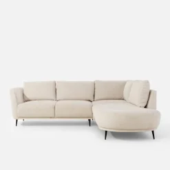 New Form Narożnik rozkładany jasnobeżowy SOUL L prawy