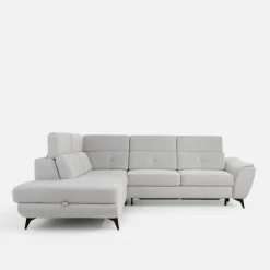 Narożniki|Instilo Narożnik rozkładany jasnoszary SERGIO prawy