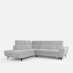 Narożniki|Instilo Narożnik rozkładany jasnoszary SERGIO prawy