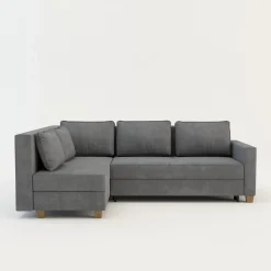 Narożniki|Comfort Line Narożnik rozkładany jasnoszary SPELLO lewy