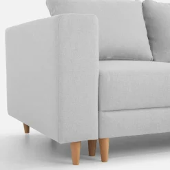 inny Narożnik rozkładany jasnoszary PERA prawy