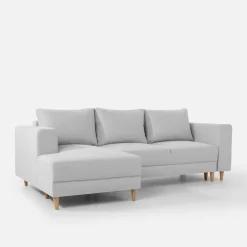 Narożniki|inny Narożnik rozkładany jasnoszary PERA lewy