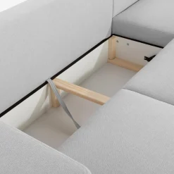 Narożniki|inny Narożnik rozkładany jasnoszary PERA lewy