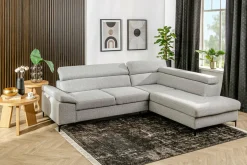 Narożniki|Softi Narożnik rozkładany jasnoszary LONIGO lewy