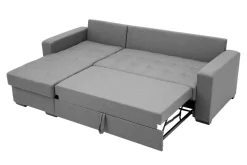 Exline Narożnik rozkładany jasnoszary MEDINA