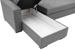 Exline Narożnik rozkładany jasnoszary MEDINA