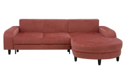 Narożniki|Comfort Line Narożnik rozkładany koralowy NAPOLI prawy