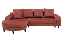 Comfort Line Narożnik rozkładany koralowy NAPOLI lewy