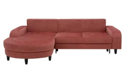 Comfort Line Narożnik rozkładany koralowy NAPOLI lewy