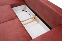 Comfort Line Narożnik rozkładany koralowy NAPOLI lewy