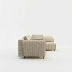 Narożniki|Exline Narożnik rozkładany kremowy COCOLI prawy